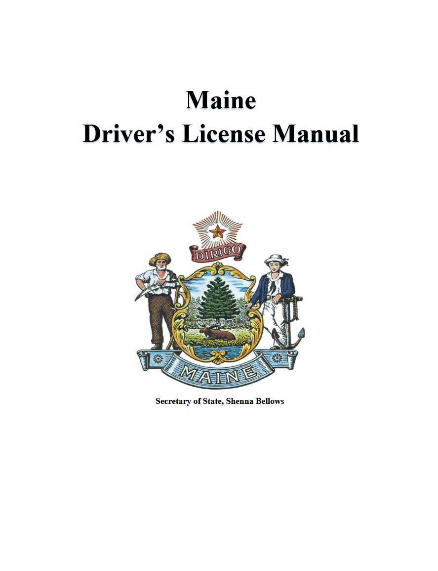 Maine Driver's License Manual
